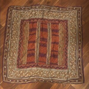 Oscar De La Renta Geometric Patterned Scarf